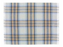 Load image into Gallery viewer, Kintyre Shetland Pure New Wool Throw - Blue
