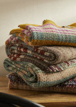 Load image into Gallery viewer, Small Checked Random Recycled Wool Blanket