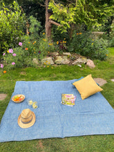 Load image into Gallery viewer, Honeycomb Waterproof Eventer Picnic Blanket - Ink Blue