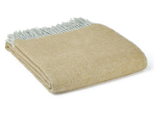 Load image into Gallery viewer, Dartmoor Reversible Pure New Wool Throw - Desert Brown
