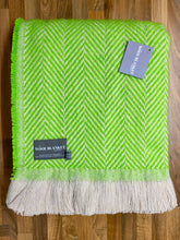 Load image into Gallery viewer, Chevron Recycled Wool Throw - Assorted Colours