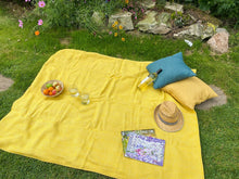 Load image into Gallery viewer, Herringbone Waterproof Eventer Picnic Blanket - Dandelion