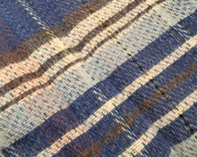 Load image into Gallery viewer, Large Checked Random Recycled Wool Blanket