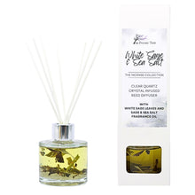Load image into Gallery viewer, White Sage & Sea Salt - Crystal Infused Reed Diffuser - The Incense Collection