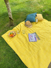 Load image into Gallery viewer, Herringbone Waterproof Eventer Picnic Blanket - Dandelion