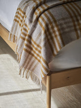 Load image into Gallery viewer, Hex XL Pure New Wool Throw - English Mustard