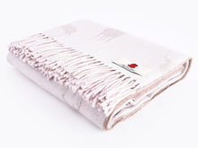 Load image into Gallery viewer, Stag Merino Lambswool Throw - Fawn
