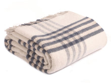 Load image into Gallery viewer, Hex XL Pure New Wool Throw - Blue Slate