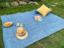 Load image into Gallery viewer, Honeycomb Waterproof Eventer Picnic Blanket - Ink Blue