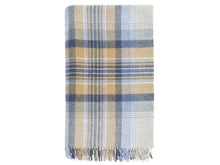Load image into Gallery viewer, Kintyre Shetland Pure New Wool Throw - Blue