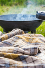 Load image into Gallery viewer, Tartan Waterproof Eventer Picnic Blanket - Natural Buchanan