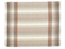 Load image into Gallery viewer, Woodale Pure New Wool Shetland Throw - Blush