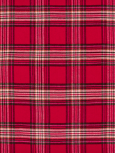 Load image into Gallery viewer, St Ives Check Pure New Wool Throw - Red