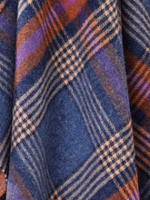 Load image into Gallery viewer, Dorset Shetland Pure New Wool Throw - Mid Blue