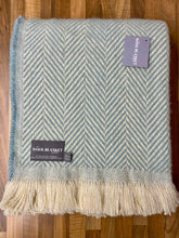 Load image into Gallery viewer, Chevron Recycled Wool Throw - Assorted Colours