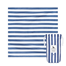 Load image into Gallery viewer, Dock & Bay picnic blanket in Whitsunday Blue