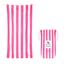 Load image into Gallery viewer, Dock & Bay XL quick-dry beach towel in Phi Phi Pink