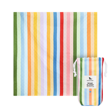 Load image into Gallery viewer, Dock & Bay Candy Stripes picnic blanket