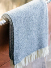Load image into Gallery viewer, Illusion Pure New Wool Throw - Grey