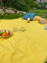 Load image into Gallery viewer, Herringbone Waterproof Eventer Picnic Blanket - Dandelion