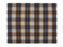 Load image into Gallery viewer, Winterton Merino Lambswool Throw - Navy