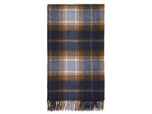 Load image into Gallery viewer, Winterton Merino Lambswool Throw - Navy