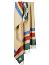 Load image into Gallery viewer, Alaska Stripe Pure New Wool Throw - Pop