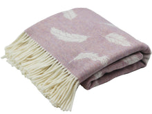 Load image into Gallery viewer, Feather Merino Lambswool Throw - Blossom