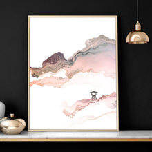 Load image into Gallery viewer, Framed coastal wall art for home office decor | set of 3 wall art