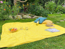 Load image into Gallery viewer, Herringbone Waterproof Eventer Picnic Blanket - Dandelion