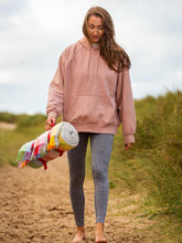 Load image into Gallery viewer, Stripe Herringbone Waterproof Polo Picnic Blanket - Rainbow Grey