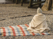 Load image into Gallery viewer, Herringbone Pure New Wool Throw - Hazel