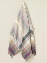 Load image into Gallery viewer, Woodale Pure New Wool Shetland Throw - Heather
