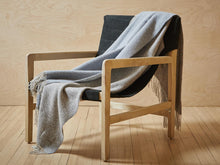 Load image into Gallery viewer, Dartmoor Reversible Pure New Wool Throw - Blue Mist