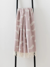Load image into Gallery viewer, Feather Merino Lambswool Throw - Blossom