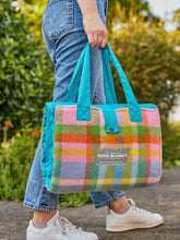 Load image into Gallery viewer, Festival Waterproof Picnic Blanket - Rainbow Check