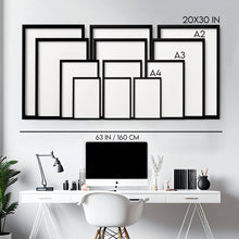 Load image into Gallery viewer, Framed coastal wall art for home office decor | set of 3 wall art