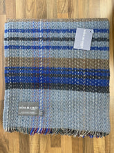 Load image into Gallery viewer, Large Checked Random Recycled Wool Blanket