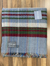 Load image into Gallery viewer, Large Checked Random Recycled Wool Blanket