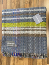 Load image into Gallery viewer, Large Checked Random Recycled Wool Blanket