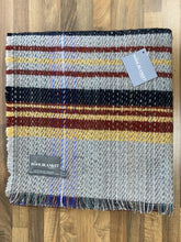 Load image into Gallery viewer, Large Checked Random Recycled Wool Blanket