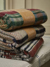 Load image into Gallery viewer, Small Checked Random Recycled Wool Blanket