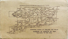 Load image into Gallery viewer, Ordnance Survey Isle of Wight, Southampton and Portsmouth, published and printed on cloth in 1929 - The Seaview Collection