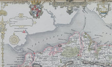 Load image into Gallery viewer, Isle of Wight Thomas Moule, Original Antique County Map c1840 with cream mount