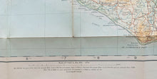 Load image into Gallery viewer, Ordnance Survey Road Map of the Isle of Wight and Portsmouth Published in 1914