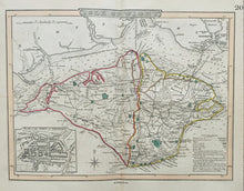 Load image into Gallery viewer, Dugdale & Archer C1845 Antique Map. Isle of Wight