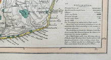 Load image into Gallery viewer, Dugdale & Archer C1845 Antique Map. Isle of Wight
