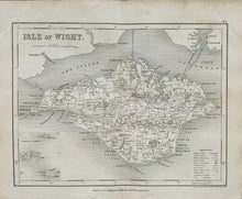 Load image into Gallery viewer, Dugdale Antique Map. Isle of Wight
