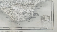 Load image into Gallery viewer, Dugdale Antique Map. Isle of Wight