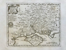 Load image into Gallery viewer, Antique Map of Isle of Wight and Hampshire, by Thomas Kitchin, 1786 - The Seaview Collection